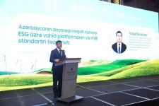 ESG üzrə vahid platformanın və milli standartın təqdimatı ilə bağlı konfrans keçirilib (FOTO)