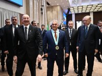 Prezident İlham Əliyev Bişkekdə Macarıstanın Baş nazirinin təltifolunma mərasimində iştirak edib (FOTO/VİDEO)