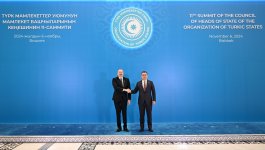 Prezident İlham Əliyev Bişkekdə Türk Dövlətləri Təşkilatı Dövlət Başçılarının 11-ci Zirvə Görüşündə iştirak edib (FOTO/VİDEO) (YENİLƏNİB-6)