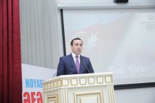 Xaçmazda 8 Noyabr - Zəfər Gününə həsr olunan konfrans keçirilib (FOTO)