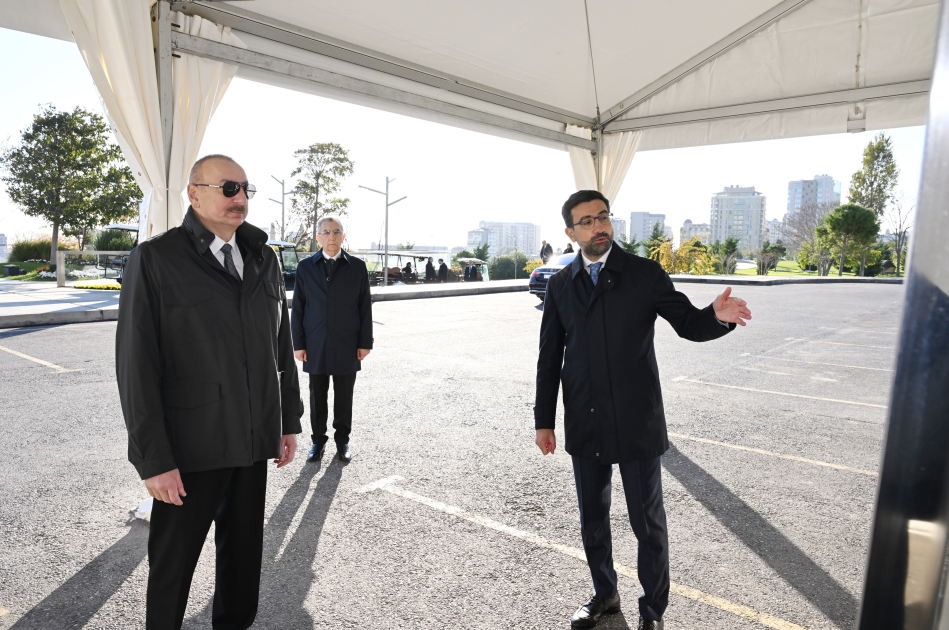 Prezident İlham Əliyev Bakıda Mərkəzi Parkın üçüncü hissəsinin açılışında iştirak edib (FOTO/VİDEO) (YENİLƏNİB)