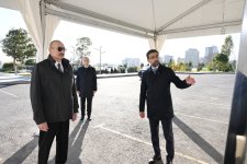 Prezident İlham Əliyev Bakıda Mərkəzi Parkın üçüncü hissəsinin açılışında iştirak edib (FOTO/VİDEO) (YENİLƏNİB)