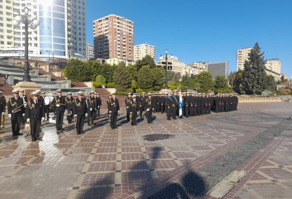 Bakıda Zəfər Günü ilə bağlı növbəti yürüş keçirilib (FOTO/VİDEO)