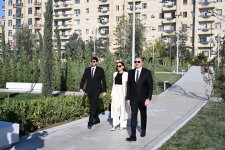 Prezident İlham Əliyev və Birinci xanım Mehriban Əliyeva Bakıda Zəfər parkının açılışında iştirak ediblər (YENİLƏNİB-2) (FOTO/VİDEO)