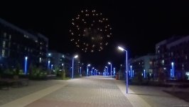 Füzulidə bayram atəşfəşanlığı olub (FOTO)