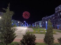 Füzulidə bayram atəşfəşanlığı olub (FOTO)