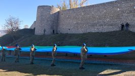 8 noyabr - Zafər günü münasibətilə Şuşa şəhərində yürüş keçirilib (FOTO/VİDEO)