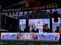 Xankəndidə bayram atəşfəşanlığı olub (FOTO/VİDEO)
