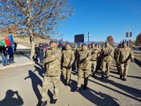 Xankəndidə Zəfər Günü münasibətilə yürüş keçirilib (FOTO/VİDEO)