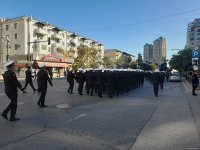 Bakıda Zəfər Günü ilə bağlı növbəti yürüş keçirilib (FOTO/VİDEO)