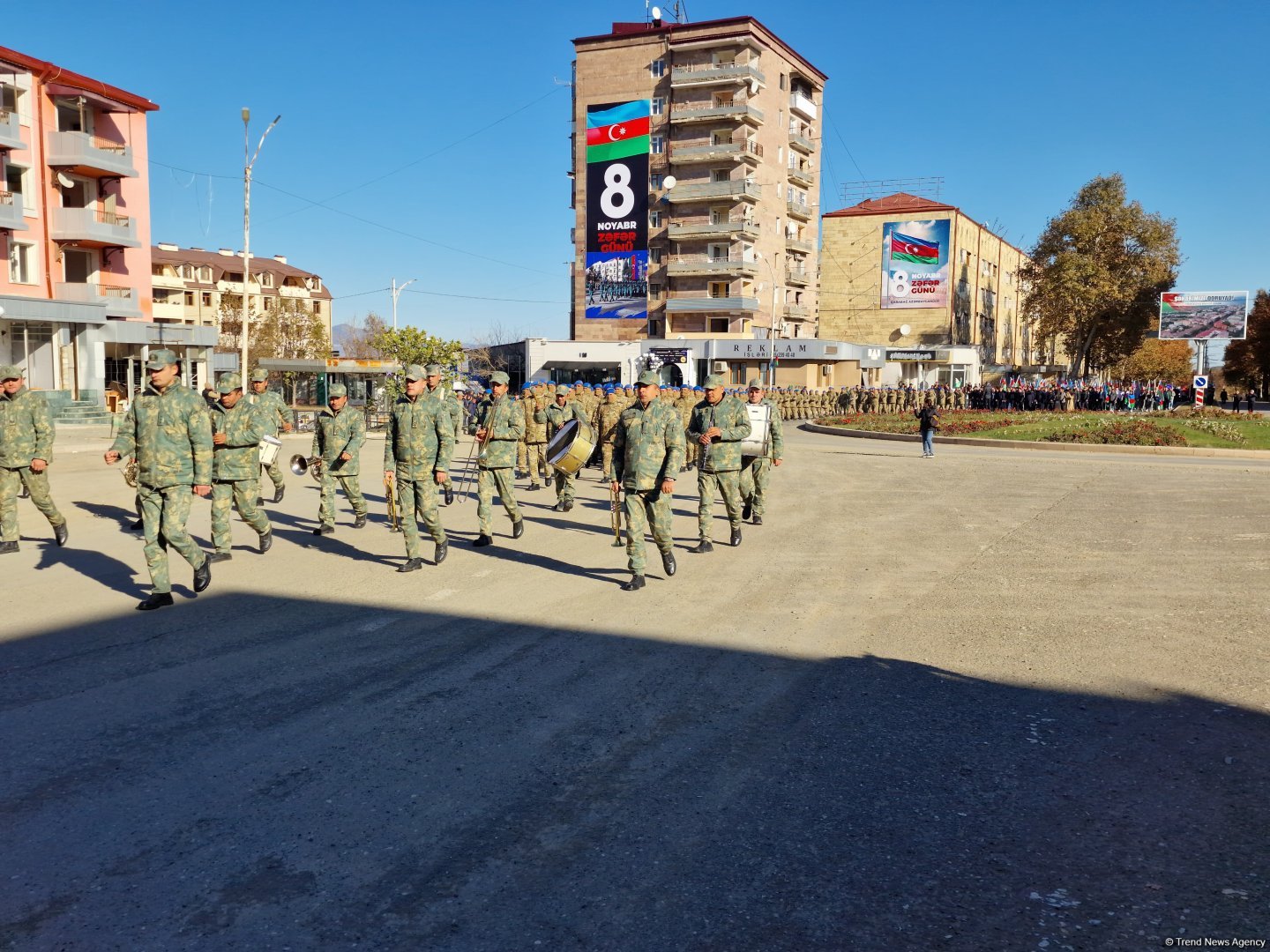 Xankəndidə Zəfər Günü münasibətilə yürüş keçirilib (FOTO/VİDEO)