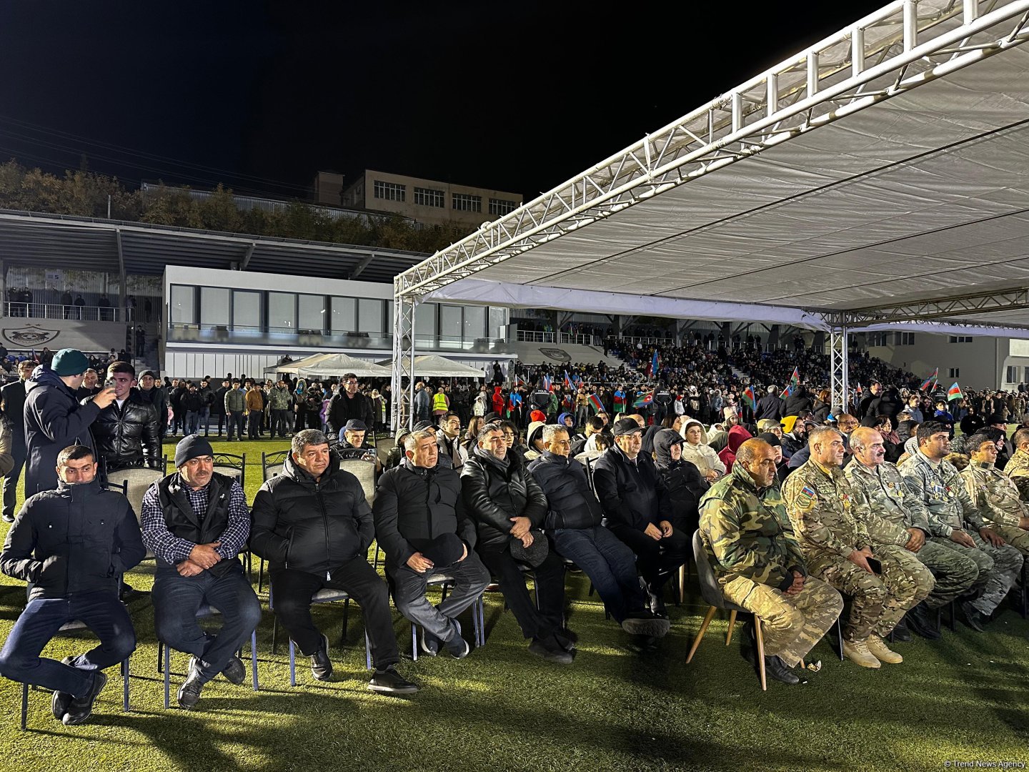 Xankəndidə bayram atəşfəşanlığı olub (FOTO/VİDEO)