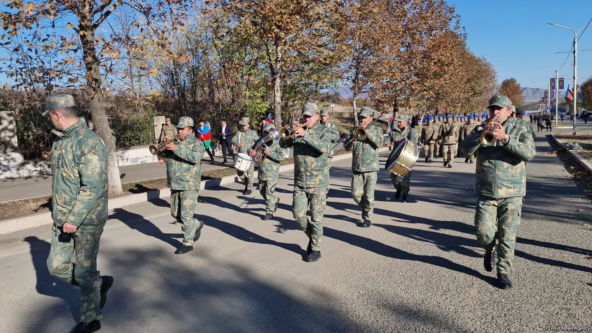 Xankəndidə Zəfər Günü münasibətilə yürüş keçirilib (FOTO/VİDEO)