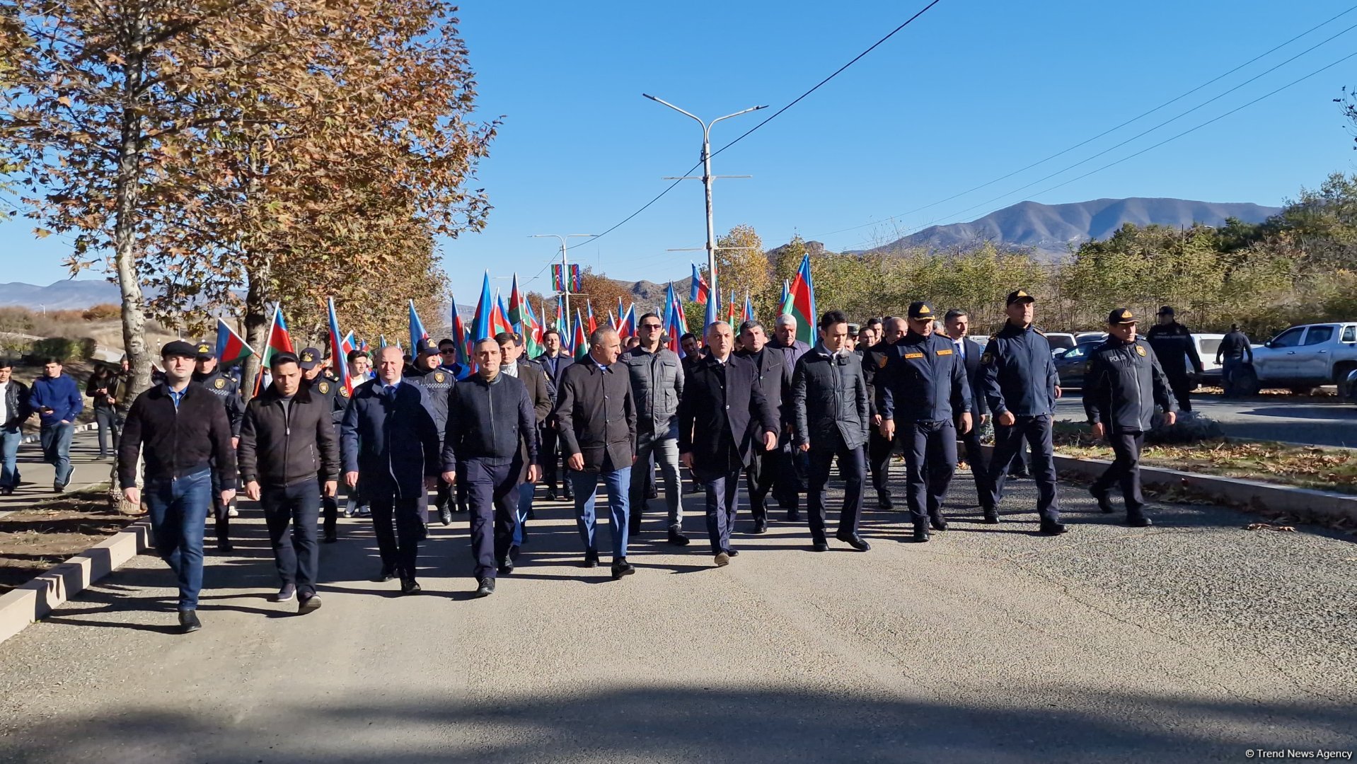 Xankəndidə Zəfər Günü münasibətilə yürüş keçirilib (FOTO/VİDEO)