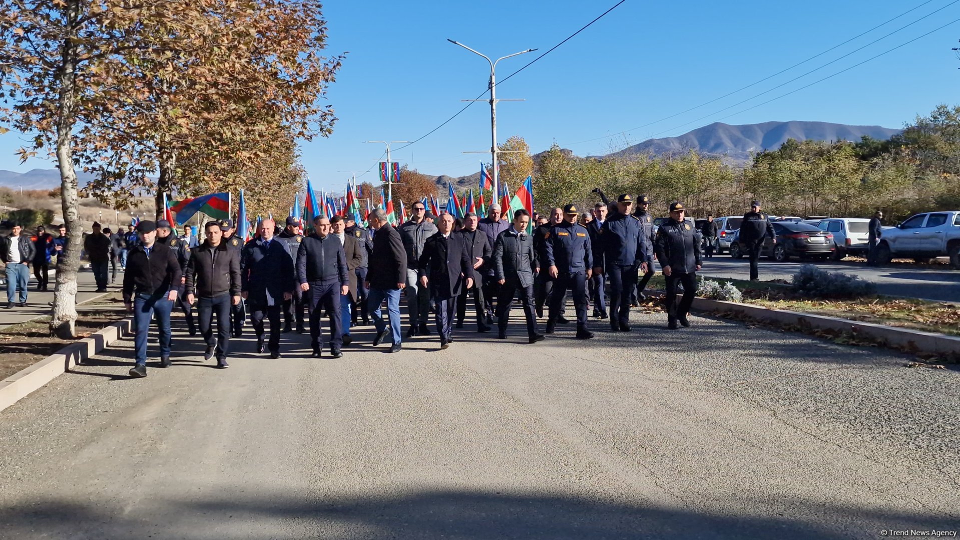 Xankəndidə Zəfər Günü münasibətilə yürüş keçirilib (FOTO/VİDEO)