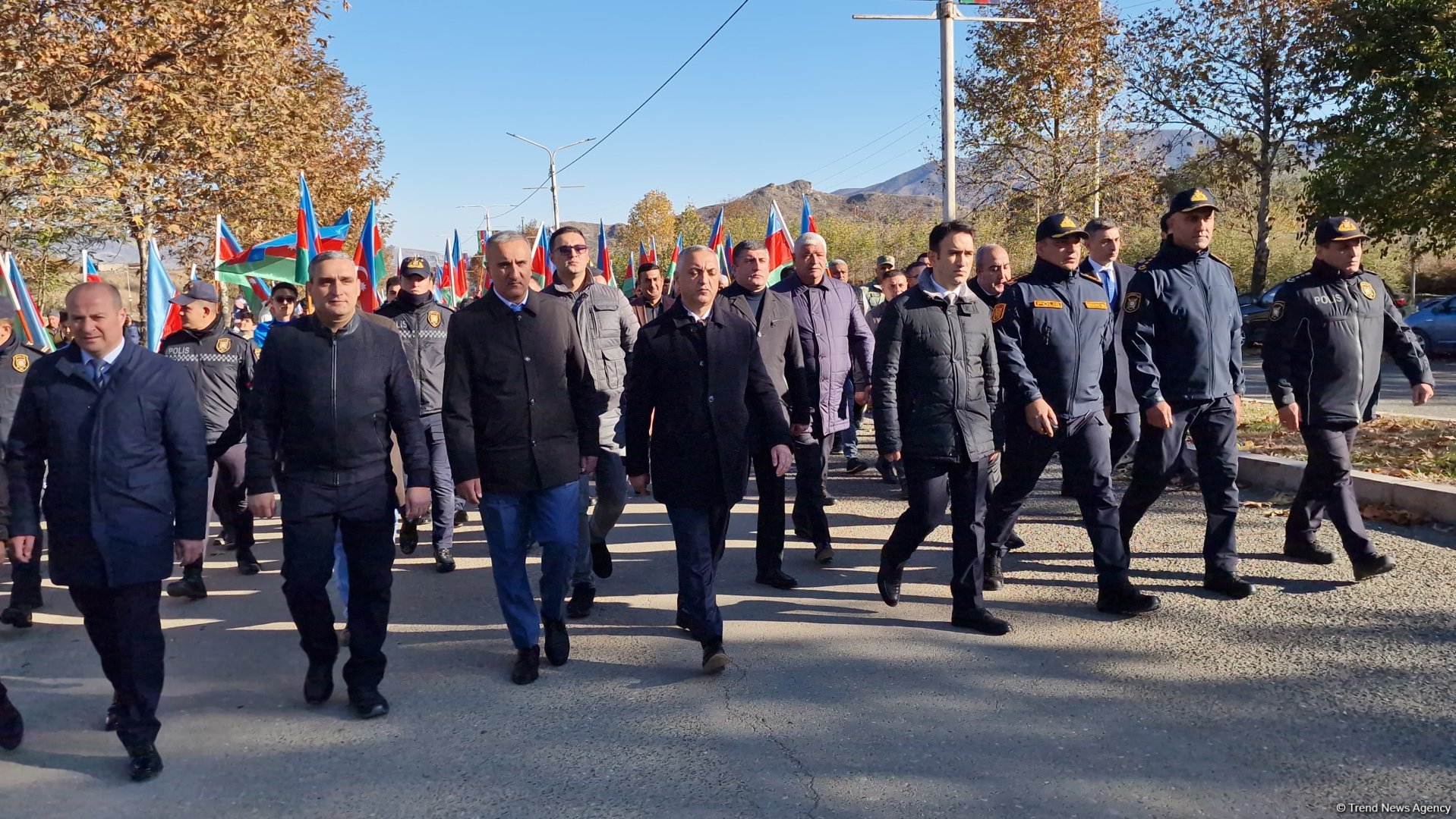 Xankəndidə Zəfər Günü münasibətilə yürüş keçirilib (FOTO/VİDEO)
