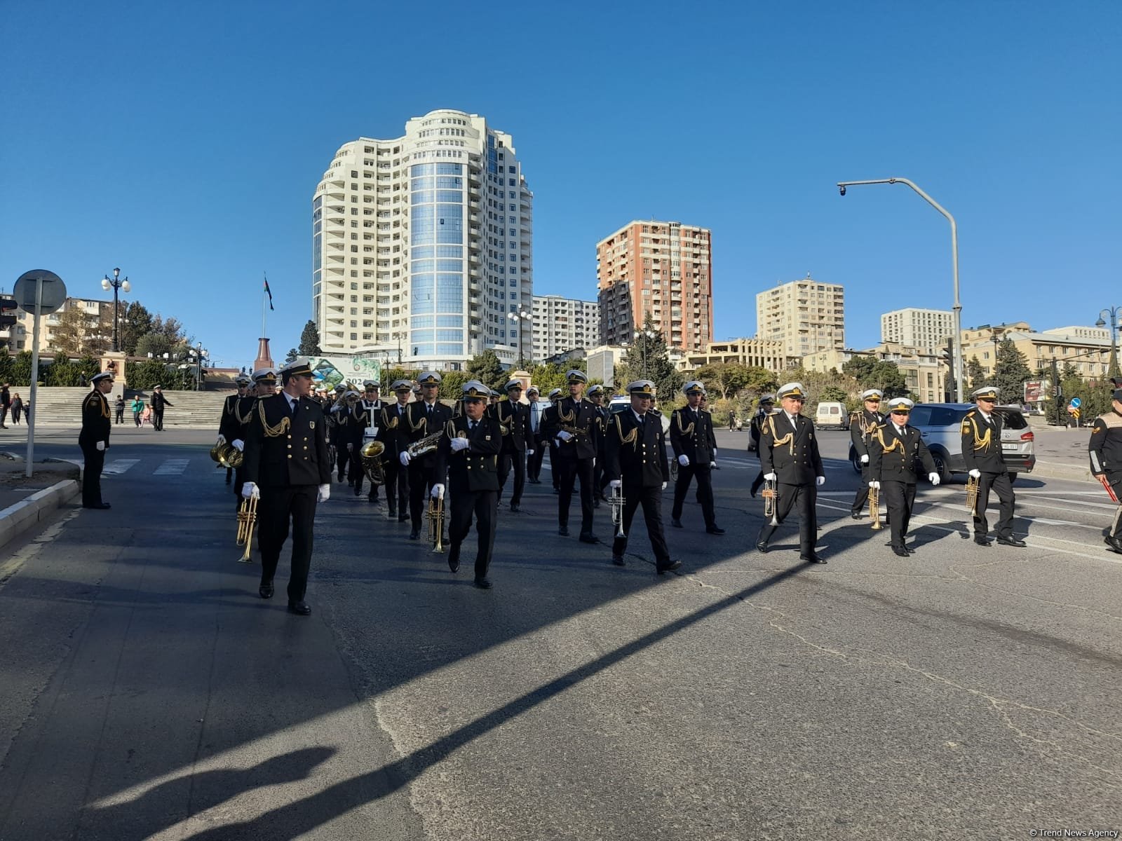 Bakıda Zəfər Günü ilə bağlı növbəti yürüş keçirilib (FOTO/VİDEO)