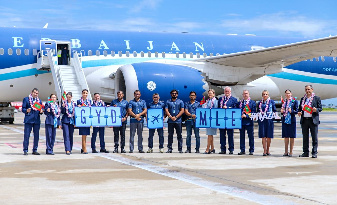 AZAL Bakıdan Maldiv adalarına ilk uçuşunu həyata keçirib (FOTO)