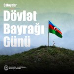 Üçrəngli bayrağımızın hər zaman yüksəklərdə dalğalanmasını arzu edirik - XİN (FOTO)