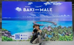 AZAL Bakıdan Maldiv adalarına ilk uçuşunu həyata keçirib (FOTO)