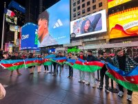 Nyu Yorkda Zəfər Günü və Dövlət Bayrağı Gününə həsr olunan məlumatlandırma aksiyası keçirilib (FOTO)