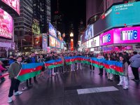 Nyu Yorkda Zəfər Günü və Dövlət Bayrağı Gününə həsr olunan məlumatlandırma aksiyası keçirilib (FOTO)