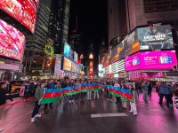 Nyu Yorkda Zəfər Günü və Dövlət Bayrağı Gününə həsr olunan məlumatlandırma aksiyası keçirilib (FOTO)