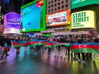Nyu Yorkda Zəfər Günü və Dövlət Bayrağı Gününə həsr olunan məlumatlandırma aksiyası keçirilib (FOTO)