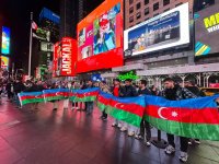 Nyu Yorkda Zəfər Günü və Dövlət Bayrağı Gününə həsr olunan məlumatlandırma aksiyası keçirilib (FOTO)