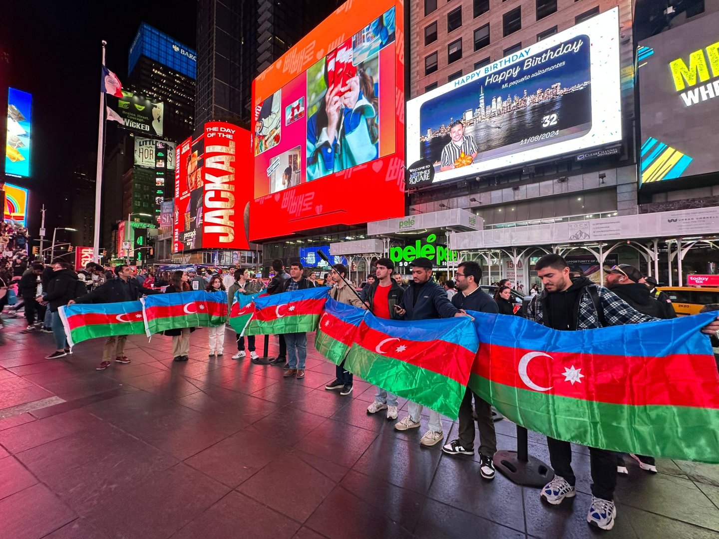 Nyu Yorkda Zəfər Günü və Dövlət Bayrağı Gününə həsr olunan məlumatlandırma aksiyası keçirilib (FOTO)
