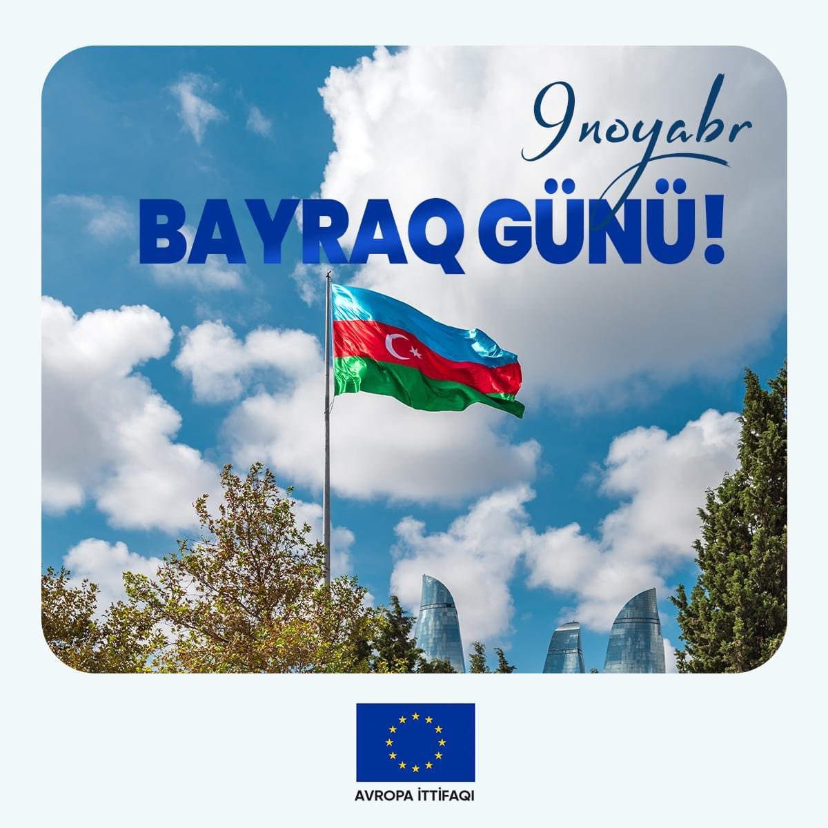 Aİ səfiri Azərbaycanı Dövlət Bayrağı Günü münasibətilə təbrik edib