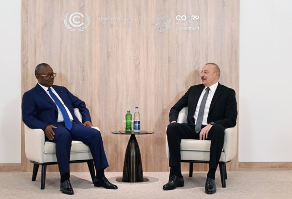 Prezident İlham Əliyev Qvineya-Bisau Prezidenti ilə görüşüb (FOTO/VİDEO) (YENİLƏNİB)