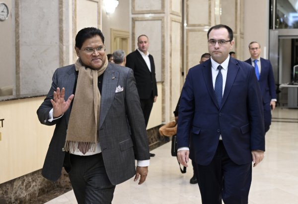 Surinam Respublikasının Prezidenti Azərbaycana səfərə gəlib (FOTO)