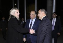 Bosniya və Herseqovinanın Rəyasət Heyətinin sədri Denis Beçiroviç və Heyətin üzvü Jelka Tsviyanoviç Azərbaycana səfərə gəliblər (FOTO)