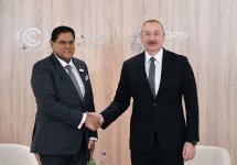 Prezident İlham Əliyev Surinam Prezidenti ilə görüşüb (FOTO/VİDEO) (YENİLƏNİB)