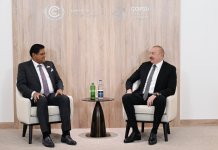 Prezident İlham Əliyev Surinam Prezidenti ilə görüşüb (FOTO/VİDEO) (YENİLƏNİB)