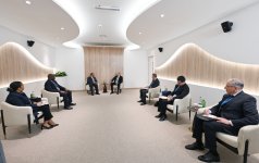 Prezident İlham Əliyev San-Tome və Prinsipi Demokratik Respublikasının Baş naziri ilə görüşüb (FOTO/VİDEO) (YENİLƏNİB)