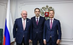 Rusiya ilə Azərbaycan parlamentariləri arasında qarşılıqlı əlaqələrin yüksək səviyyəsi qeyd olunub (FOTO)