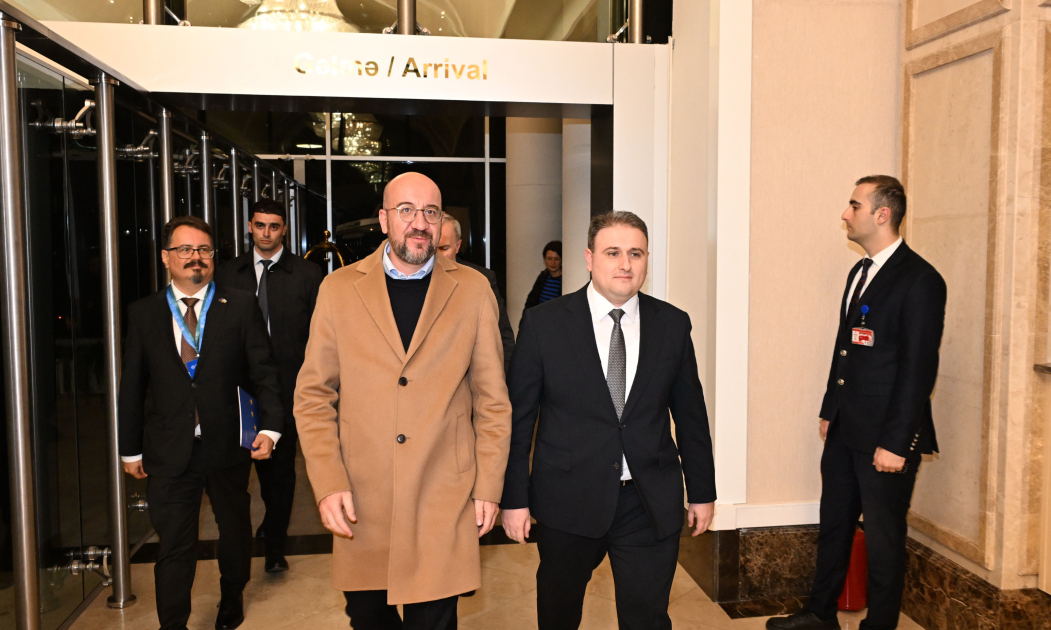 Avropa İttifaqı Şurasının prezidenti Azərbaycana səfərə gəlib (FOTO)
