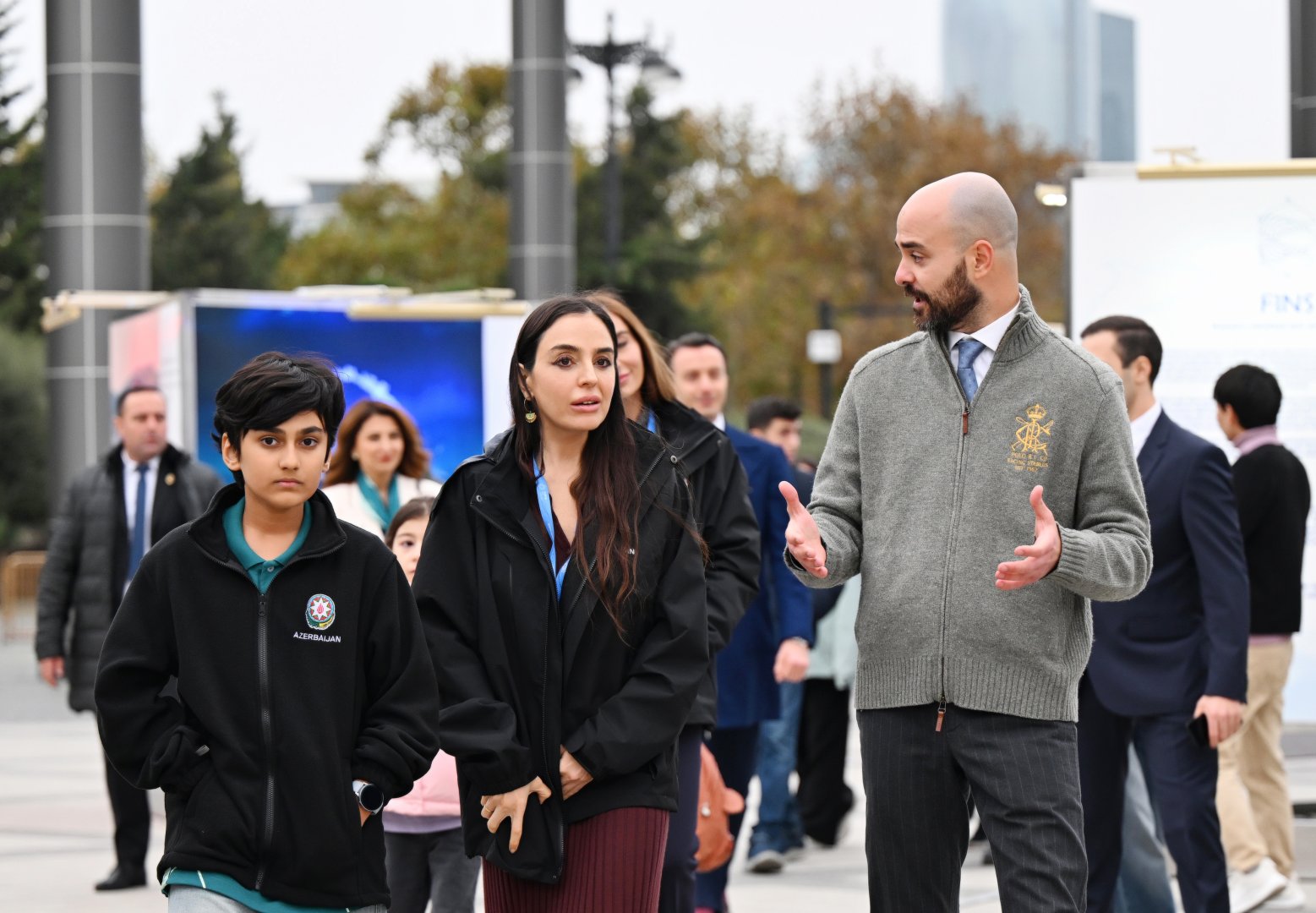 Heydər Əliyev Fondunun vitse-prezidenti Leyla Əliyeva və Bakı Media Mərkəzinin rəhbəri Arzu Əliyeva Dəniz Növlərinin Beynəlxalq Müdafiəsi layihəsinin təqdimatında iştirak ediblər (FOTO)