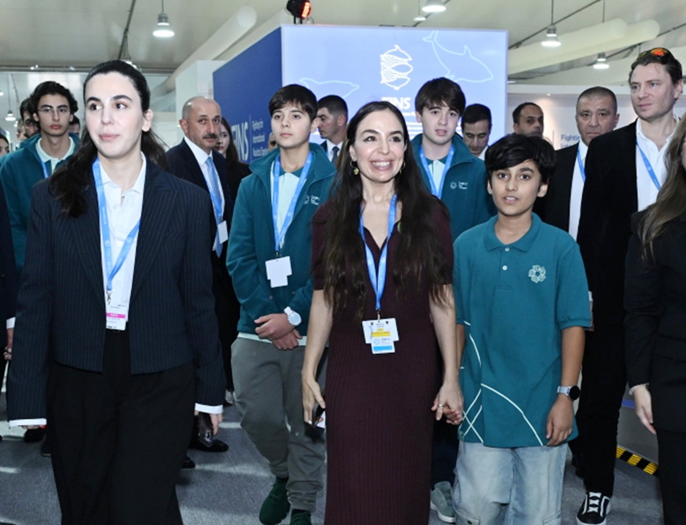Heydər Əliyev Fondunun vitse-prezidenti Leyla Əliyeva və Bakı Media Mərkəzinin rəhbəri Arzu Əliyeva Dəniz Növlərinin Beynəlxalq Müdafiəsi layihəsinin təqdimatında iştirak ediblər (FOTO)