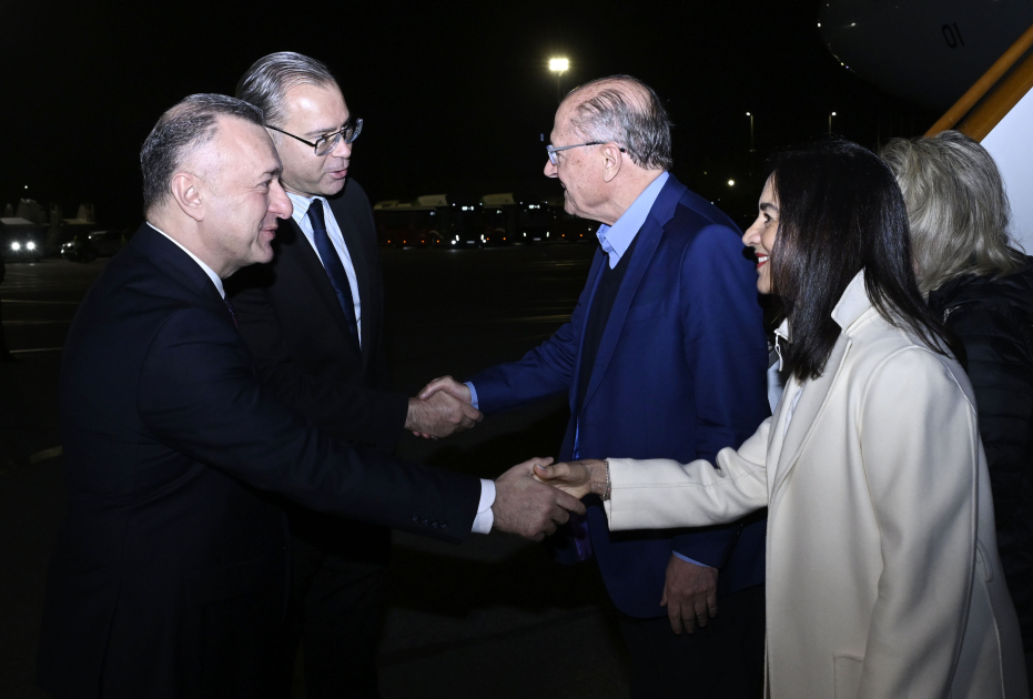 Braziliya vitse-prezidentinin Azərbaycana səfəri başlayıb (FOTO)