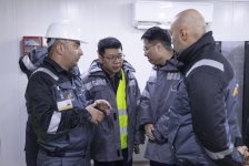 Çinin telekommunikasiya texnologiyaları şirkətinin nümayəndələri ÇİRES-ə səfər edib (FOTO)