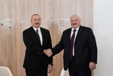 Prezident İlham Əliyev Belarus Prezidenti ilə görüşüb (FOTO/VİDEO) (YENİLƏNİB)
