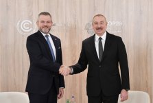 Prezident İlham Əliyev Slovakiya Prezidenti ilə görüşüb (FOTO/VİDEO) (YENİLƏNİB)
