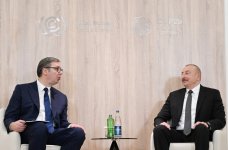 Prezident İlham Əliyev Serbiya Prezidenti ilə görüşüb (FOTO/VİDEO) (YENİLƏNİB)