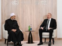 Prezident İlham Əliyev Əl-Əzhəri Şərifin şeyxi ilə görüşüb (FOTO/VİDEO) (YENİLƏNİB)