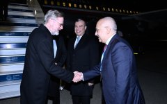 Çexiyanın Baş naziri Azərbaycana səfərə gəlib (FOTO)