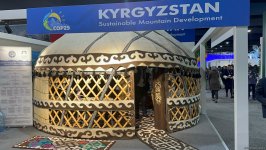 Qırğızıstan COP29-da unikal pavilyon təqdim edib (FOTO/VİDEO)