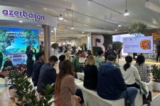 COP29-da Azərbaycanın turizm imkanları milli stendlə nümayiş etdirilir (FOTO)